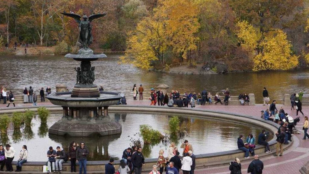 Bethesda Fountain and the lack, Central Park à New York-Rendez-vous amoureux à New York-Kate et James